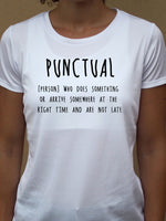 Camiseta PUNTUAL ♀ sport - Motquo