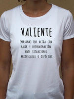 Camiseta VALIENTE ♀ sport - Motquo