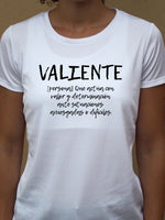 Camiseta VALIENTE ♀ sport - Motquo