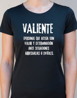 Camiseta VALIENTE ♀ sport - Motquo