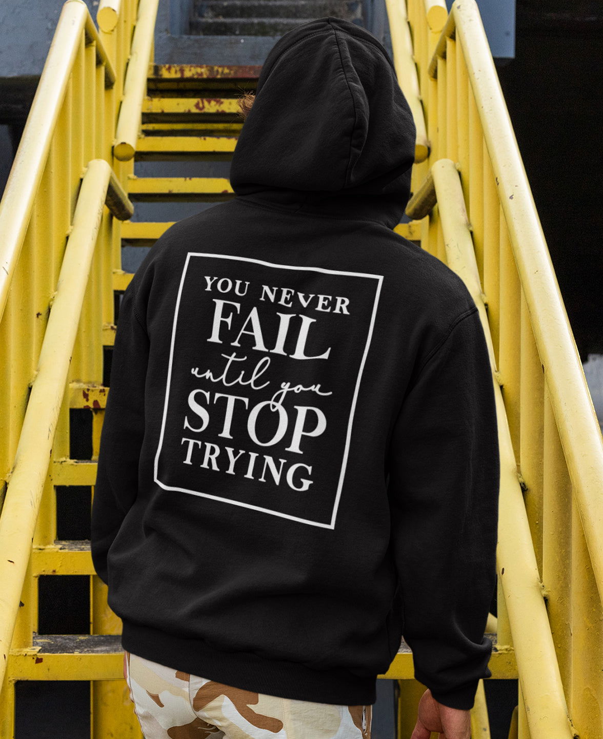 Sudadera "Never fail" - Motquo