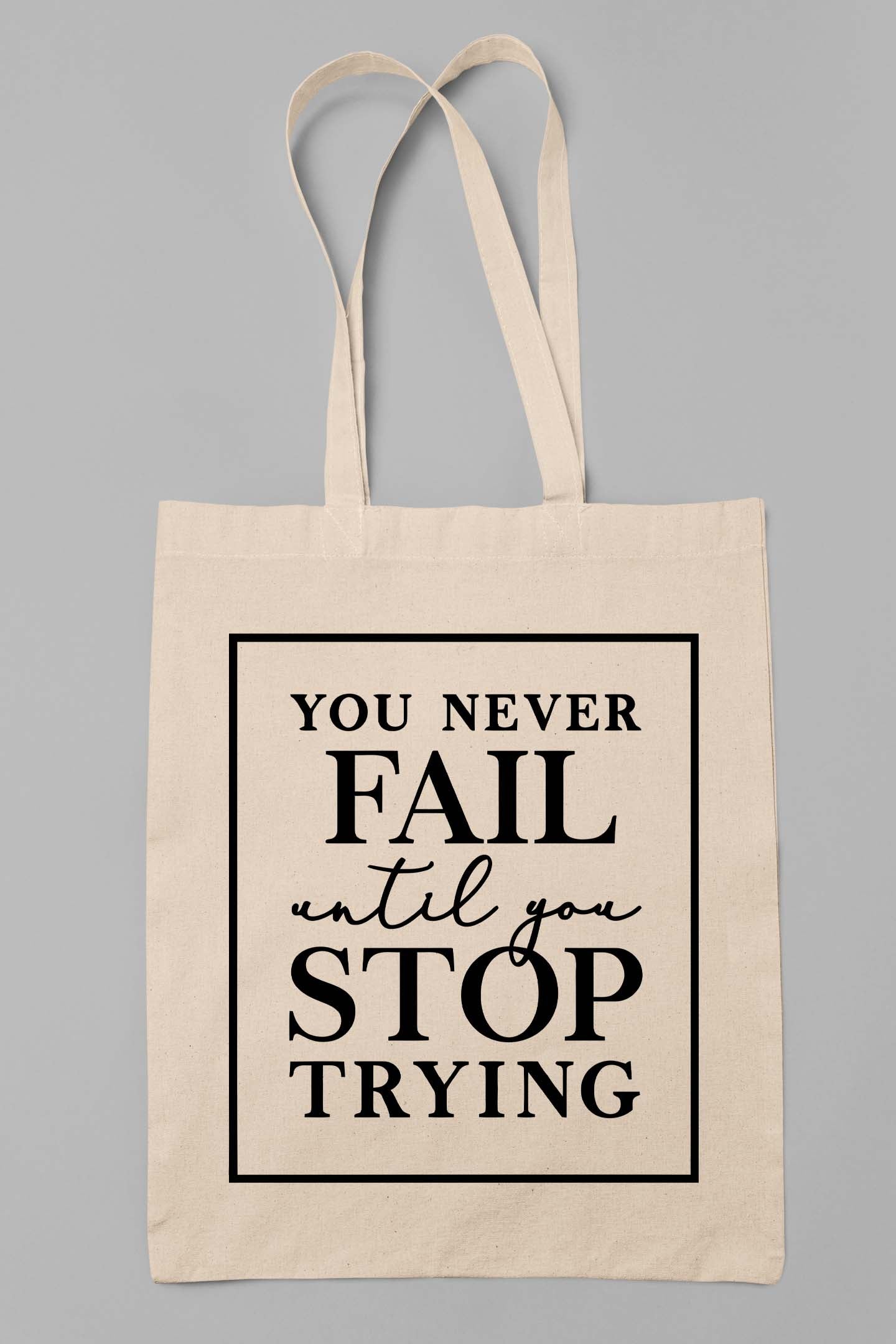 Bolsa "Never fail"