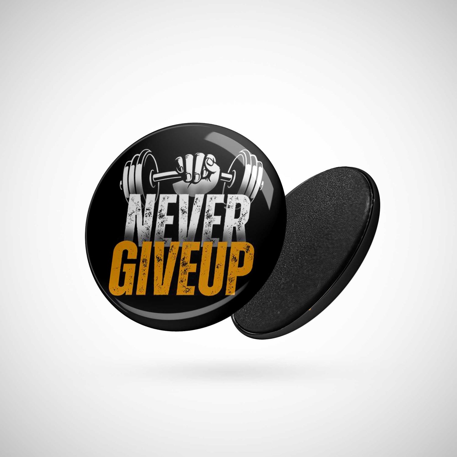 Chapa "Never give up"